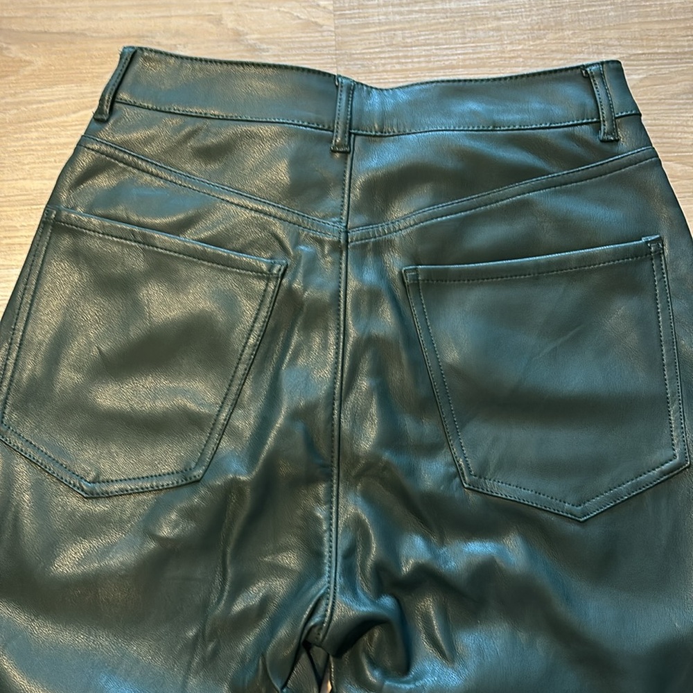 Express High Rise Leather Pants - Picture 3 of 6